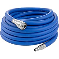 Poppstar Manguera Compresor Aire 10m (PVC híbrido con tejido- diámetro interior 9-2mm con acoplamiento rápido y conector…